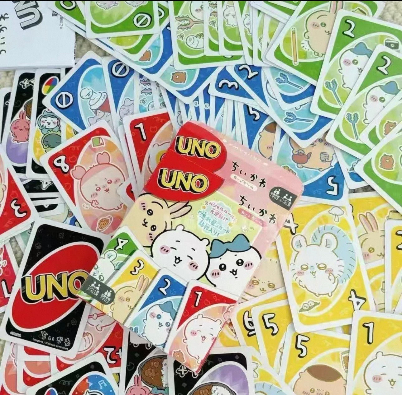 Kawaii UNO Card Game - Chiikawa Characters Edition